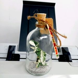 Dino inside to the bottle